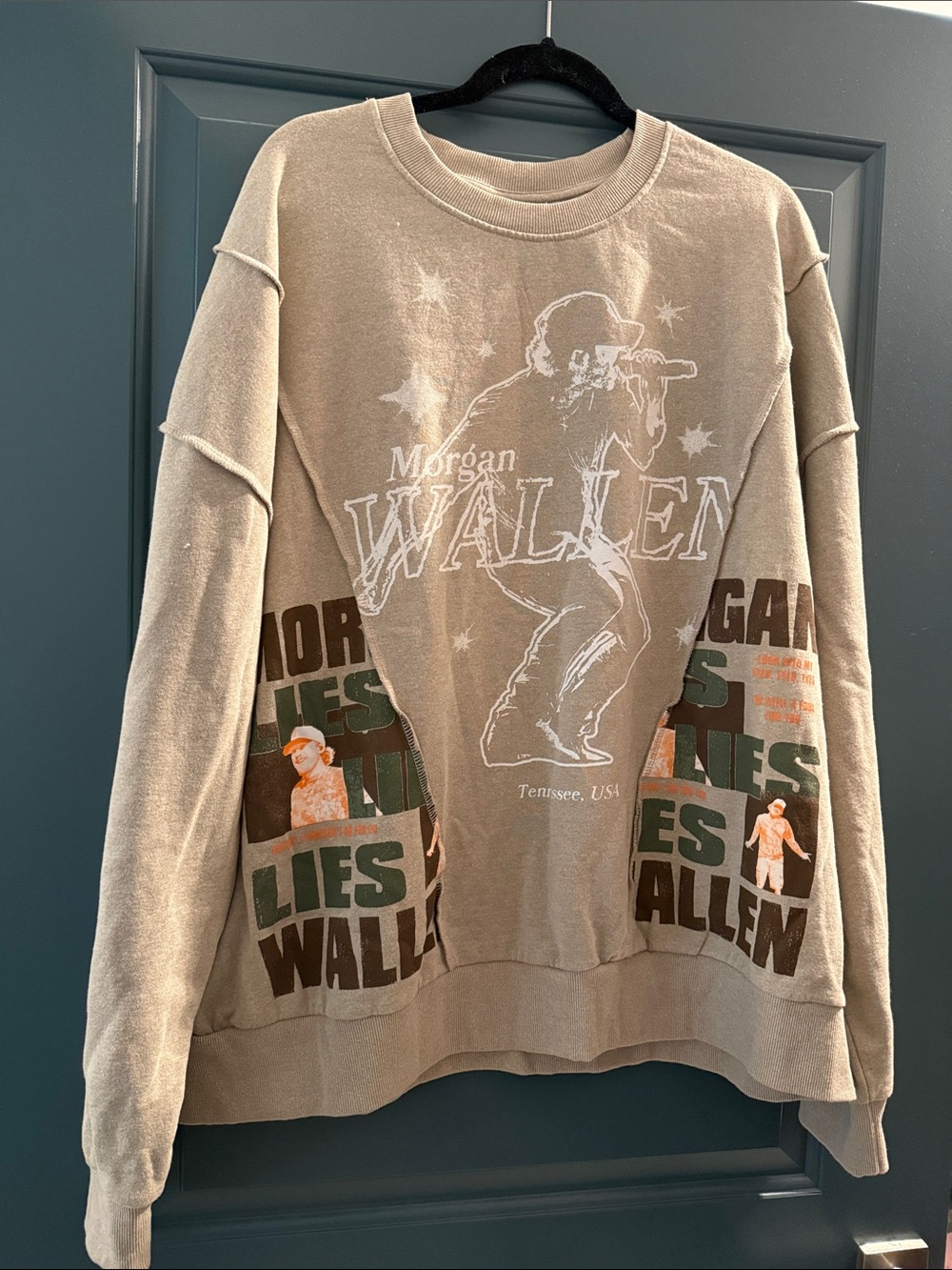 MORGAN WALLEN Graphic Crewneck Sweatshirt BRAND NEW W TAGS